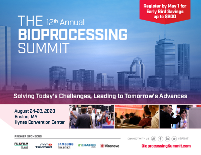 2020 Bioprocessing Summit Brochure