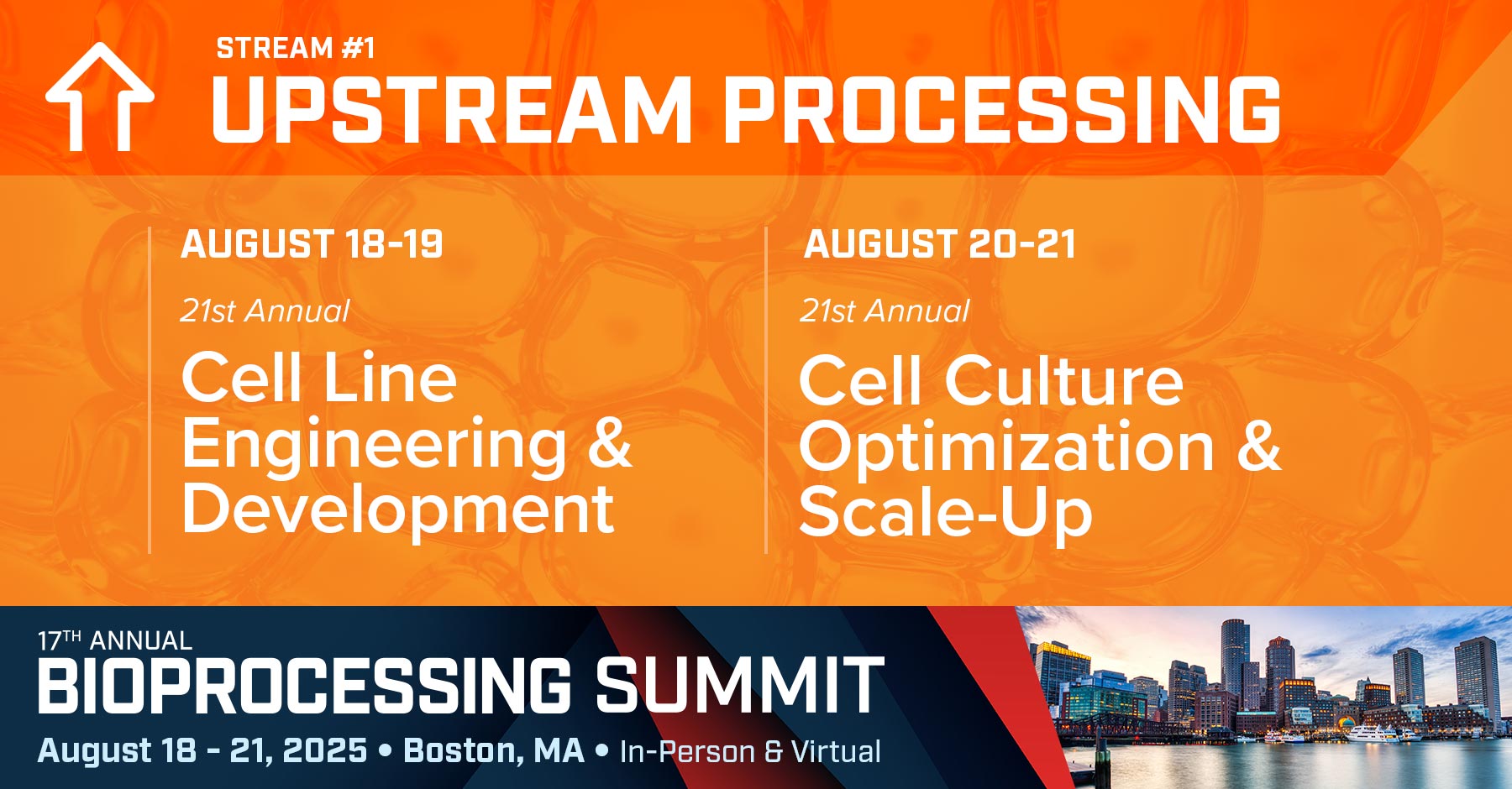 Upstream Processing Stream | CHI's Bioprocessing Summit August 19-22
