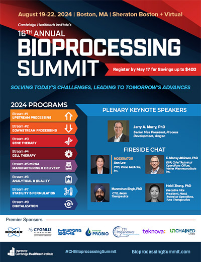 2024 Bioprocessing Summit Brochure