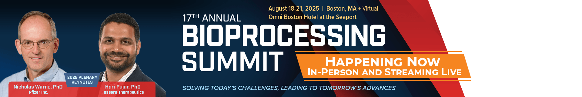 Bioprocessing Summit Hero Banner