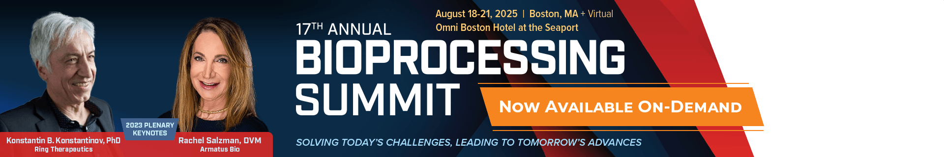 Bioprocessing Summit Hero Banner