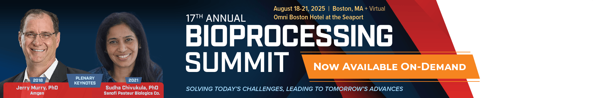 Bioprocessing Summit Hero Banner