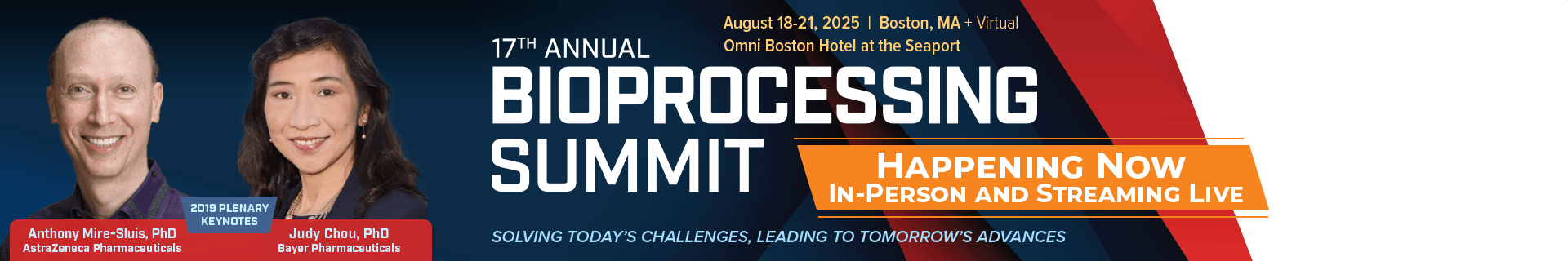 Bioprocessing Summit Hero Banner