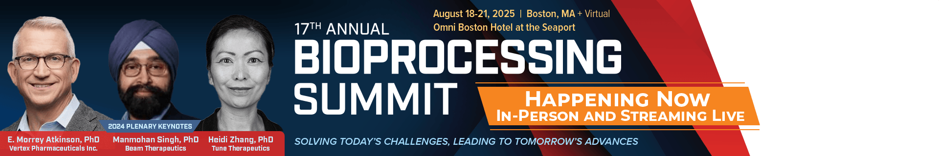 Bioprocessing Summit Hero Banner