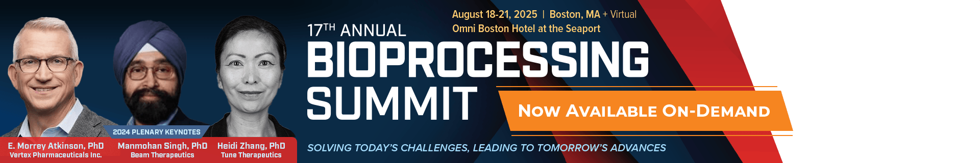 Bioprocessing Summit Hero Banner