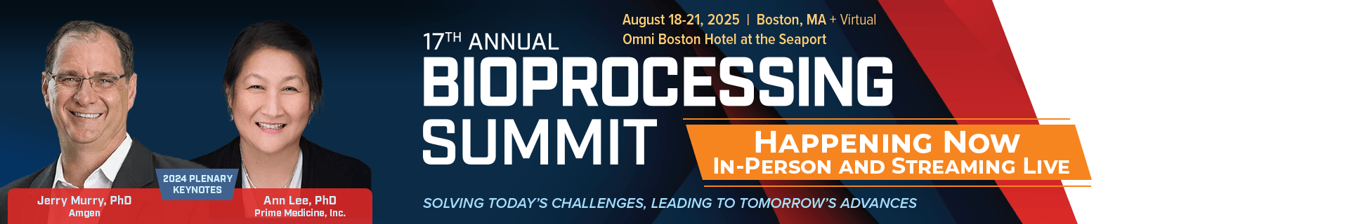 Bioprocessing Summit Hero Banner
