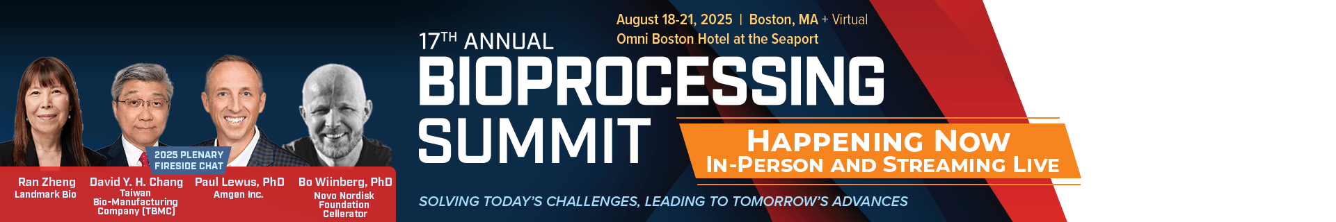 Bioprocessing Summit Hero Banner