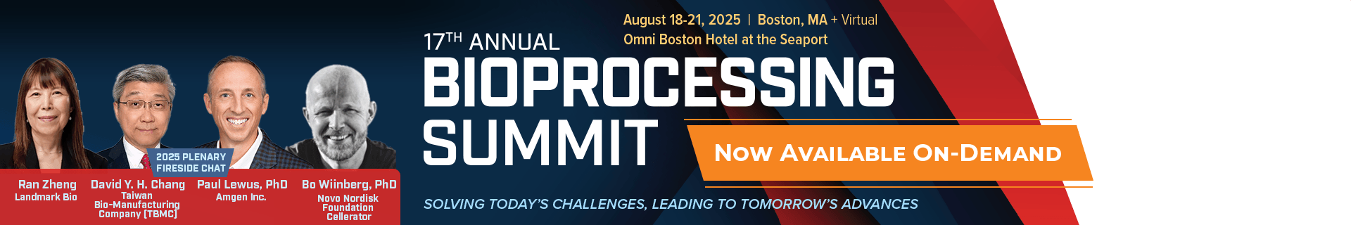 Bioprocessing Summit Hero Banner