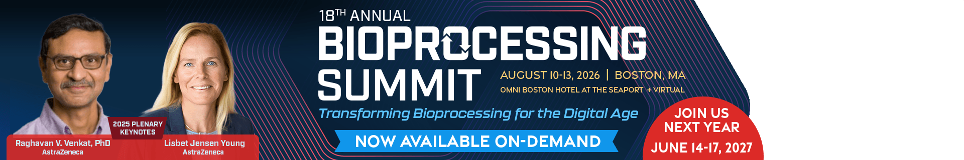 Bioprocessing Summit Hero Banner