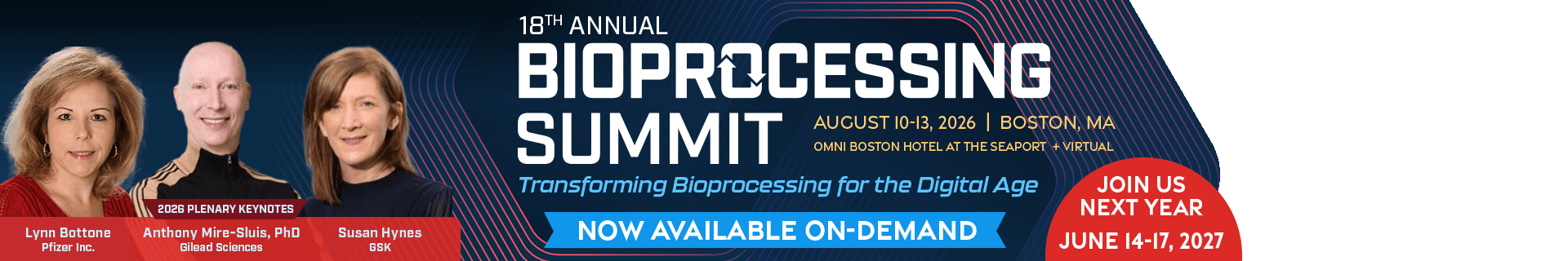 Bioprocessing Summit Hero Banner