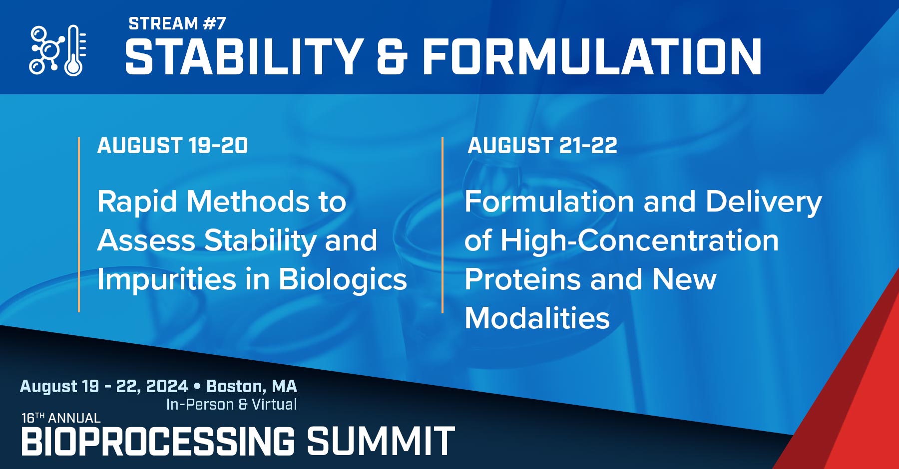 Stability & Formulation Stream CHI
