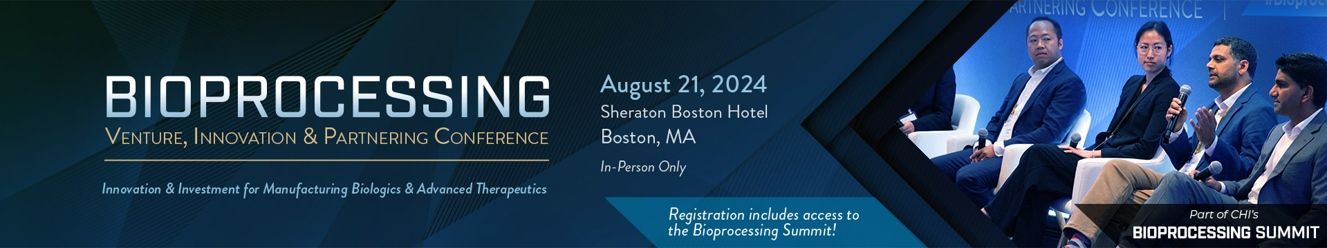 BioProcessing Summit  Partnering: Venture, Innovation, and Partnering